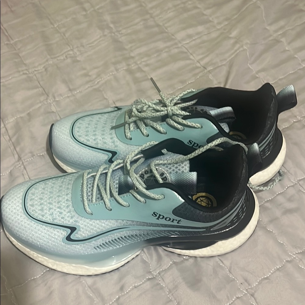Sport Blue and Black Sneakers